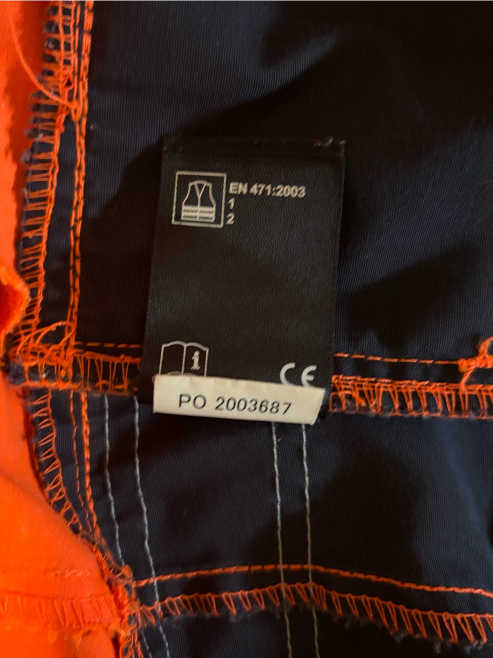 Helly Hansen Orange and Black High-Visibility Rain Jacket - Picture 7 of 12
